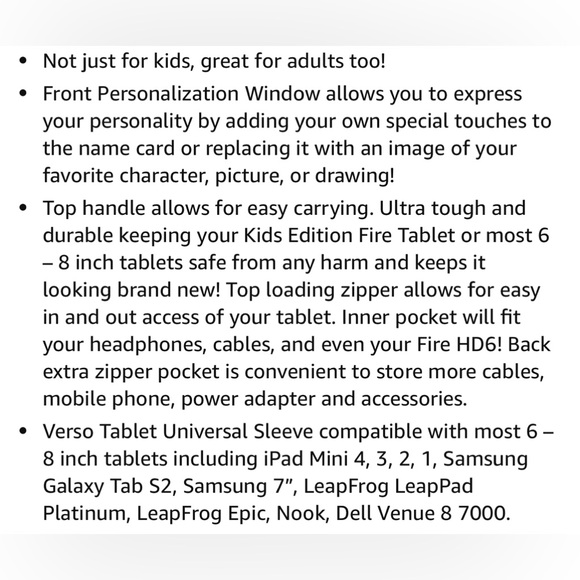 Tablet Neoprene Case Accessories Case New - Picture 8 of 8